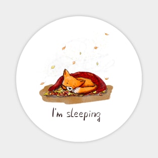 The Fox (I'm sleeping) Magnet